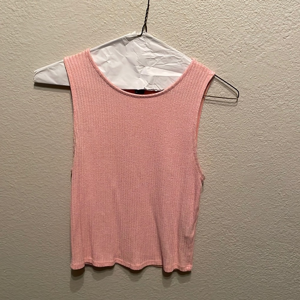 Soft pink tank top
